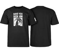 Powell-Peralta Animal Chin Have You Vu Lui ? T-Shirt Noir, XXL.