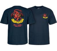 Powell-Peralta Cab Classic Dragon T-Shirt Moyen Bleu Marine