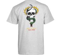 Powell-Peralta McGill T-Shirt Motif crâne et Serpent XL Gris