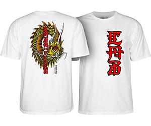 Powell Peralta Steve Caballero Ban This Dragon T-Shirts, blanc, M