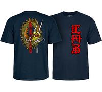 Powell Peralta Steve Caballero Ban This Dragon T-Shirts, bleu marine, M