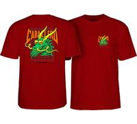 Powell Peralta Steve Caballero Street Dragon T-Shirt Grenat Taille L