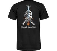 Powell Peralta T-Shirt Classique à Manches Courtes Unisexe Motif crâne et épée