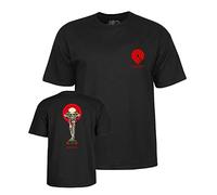 Powell Tee Shirt Peralta Tucking Skeleton Noir (L, Noir)