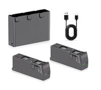 PoweLyt Avata 2 Batterie de vol Intelligent 2-Pack 2150mAh Grande Capacité peut vol Max 23 Minutes et deux voies à trois Canaux Avata 2 Batterie Charing Hub entièrement compatible avec DJI Avata 2