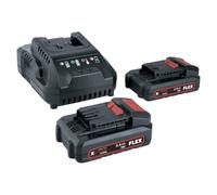 Power 22 Q Pack (chargeur + 2 batteries 2,5 Ah 18V)