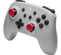 Manette sans fil PowerA pour Nintendo Switch - Gris rétro, manette, manette de jeu, manette filaire, sous licence officielle