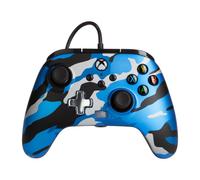 Manette filaire améliorée PowerA pour Xbox - Metallic Blue Camo