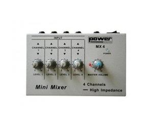 POWER ACOUSTICS MX 4 CONSOLE DE MIXAGE