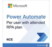 Power Automate per user with attended RPA plan (NCE)