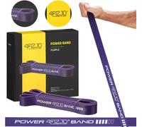 POWER BAND 4FIZJO Bande de traction Bande de fitness Bande de résistance | Violet 3,2cm