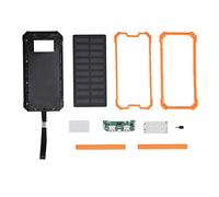Power Bank 50000Mah Chargeur Power Bank Portable 20000Mah Charge Rapide Dual USB Polar Mobile Power Bank Case Kit de Bricolage Vert (Orange)