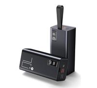Power Bank 70000mAh Recharge Rapide Batterie Externe PD30W USB C Chargeur Portable avec écran LCD, 5 Sorties et 2 entrées Compatible avec téléphone