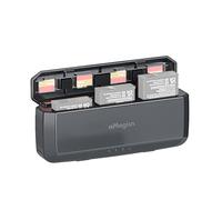 Power Bank 7710mAh avec Charge Rapide Type-C PD3.0 20W, Boîtier Batterie 3 Slots pour 4/3 - Gestion Intelligente, Sécurité Multi-Protection, Portable et Léger