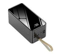 Power Bank 80 000 mAh de haute capacité, chargeur portable avec charge rapide USB-C, multiples sorties USB, compatible avec smartphones, ordinateurs portables et tablettes - Idéal pour les viagens et