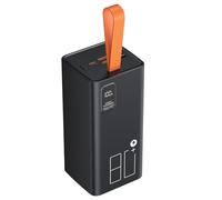 Power Bank 80000mAh, grand powerbank, batterie externe de téléphone portable PD 30W& QC 4.0 Recharge rapide Powerbank, USB C 5 sorties & 2 entrées avec écran LED Chargeur portable pour iPhone,Camping,