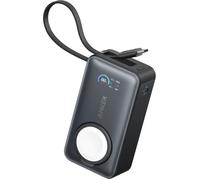 Anker Batterie Externe Magnétique 10000 mAh PD 35W avec câble USB-C intégré, Power Bank Charge Rapide, pour Apple Watch, iPhone 17 Pro Max/17/15/14/13, Samsung, iPad, AirPods et Autres (Noir)