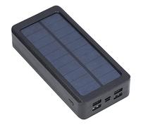 Power Bank avec Ports USB Légers Adventure 4 Outdoor 3 Modes d'éclairage Camping Escalade 32Led Chargeur de Pêche avec énergie Solaire Antipoussière pour 30000Mah à énergie