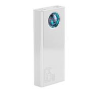 Power Bank - BASEUS - AMBLIGHT - 20000 mAh - Affichage numérique - Couleur blanche