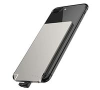 Power Bank Chargeur de téléphone portable ultra fin avec câble intégré Batterie de secours avec 4 indicateurs LED pour smartphones, tablettes et appareils électroniques USB