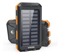 Power Bank Chargeur Solaire 26800 mAh,Batterie Externe Solaire Etanche,Port USB-C pour Une Charge Rapide,Batterie Solaire avec 4