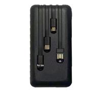 Powēr Bãnk Étui de rangement en plastique ABS avec compartiment secret, coque rigide et légère pour ranger clés, espèces et objets de valeur