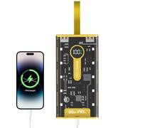 Power Bank Fast Charging, Transparent Lanyard LED Light