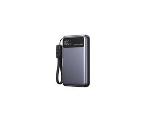 Power bank Iniu PB Pocket Pro Slim 10000 mAh USB-A USB-C Gris et Noir