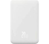 Power Bank Magnetic Mini 20000mAh 20W MagSafe White Avec Cable TYPE-C to TYPE-C 20V/3A/30CM Blanc-PPCX150002