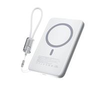 Power Bank magnétique sans fil 10 000 mAh 1 port USB-C + câble Type-C | Compatible avec Samsung Galaxy S26 S25 S24 S23 S22 S21 Ultra iPhone 17 16 15 Pro Max, Google Pixel 9 Honor Magic8 Xiaomi 15T