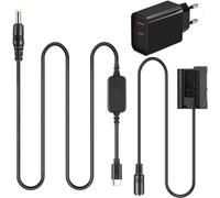 Power Bank Pd Câble Usb Type C + Batterie Factice En-El15 El15A Mh-25 Ep-5B + Adaptateur Pd Pour Nikon Z5 Z7 Z6 D800 D850 D810 D7200 D7100 D7500[Z734]