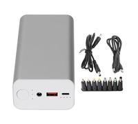Power Bank PD Fact Fact 65W, 30000mAh Shell en Alliage en Aluminium de Grande capacité, Banque d'alimentation, Chargeur Portable d'interface DC pour PC de téléphone pour Tablette