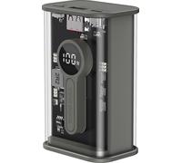 Power Bank Quick Charge 3.0 Gembird | PB09-TQC3-01 | 9000 mAh | Transparent | Noir