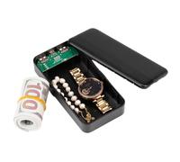 Power Bank Safe - Boîte de rangement cachée portable, facile à transporter, secret, durable | Stockage de petits objets et objets de valeur, discret et sûr pour les voyages, les voyages d'affaires,