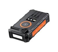 Power Bank Solaire Chargeur Solaire Charge Rapide avec Lumière de Camping et Lanterne Téléphone, Batterie Externe pour Extérieur Powerbank Imperméable avec Fonction SOS et Boussole pour Homme et Femme