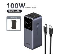UGREEN Batterie externe 12000 mAh – Charge rapide USB-C – Protection contre la surchauffe