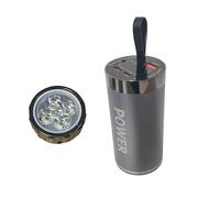 Power Banken Fall 46800 Support de batterie avec tête de lampe de poche Mallette de chargement de batterie (batterie non incluse) Banques d'alimentation