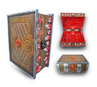 Power Beast Dungeon Mimic Livre pour Le Stockage des Dés, Mimic Chest, Sac pour Les dés, Sac et Plateau Jeu de Dés, Donjons et Dragons, D&D, Dungeons and Dragons, DND, RPG, Dés Polyédriques.