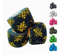 Power Beast Lot de 3 rubans adhésifs pour entraînement sportif, 3 rouleaux de bandes adhésives, bandages de sport, haltérophilie, haltérophilie (YELLOWBLACK)