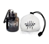 POWER BEAST Récipient Portable pour Le Magnésie + Boule Chalk Rechargeable 60 GR, Récipient à Magnesie Portable et Entonnoir, Chalk Ball, Magnésie en Boule, Craie de Magnésium Magnésienne pour Sport