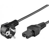 Power Cable C15IEC-60320 PlugSection 0.75mm²For High Temperature Appliances Such As KettlesBlack2 Meters
