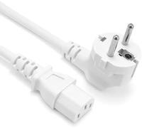 Power Cable for CPU CEE7/M-C13/F 2 Metres White