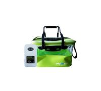 Power Cast Seau à appâts vivants avec aérateur, Vert fluo, Seau à appât vivant avec pompe à air