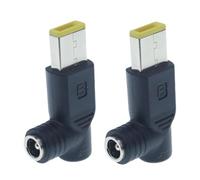 Power Converters | 240W Square Male to Female Right-Angle Connector