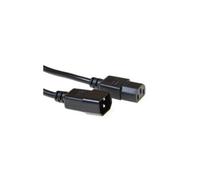 Power cord 1.2m extension c13-c14, black. microconnect pe040612