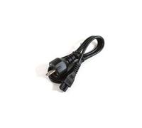 StarTech.com PXTNB3SEU2M Câble d Alimentation en Trèfle Portable avec Alimentation Tripolaire CEE7 Mâle vers IEC 320 C5 Femelle 2 m Noir