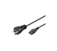 Power cord dk 5m iec320 edb. danish power plug, black microconnect pe120450