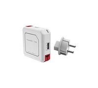 Power Cube 9302/EUUHUB Batterie de Secours pour Smartphone/Tablette USB 2.1 Blanc