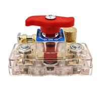 Power Disconnect Control -Automotive Battery Cutoff Knob, Electrical Shutoff, Manual Battery Isolation Safety Control System Device, Heavy Duty Power Management Module for Garage Workshop Vehicle Sed