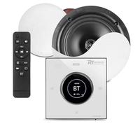 Power Dynamics B50W Kit Audio Encastrable BT avec Amplificateur et Enceintes Plafond 2x25W - Blanc